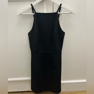 French Connection High Neck Black Dress